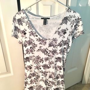 Floral Dress (runs SM/med) forever 21 bodycon